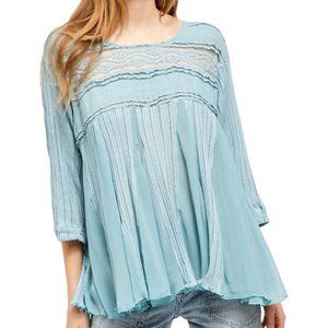 Free People Penny Lane Tunic in Tinted Sea Foam